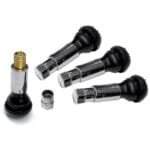 Set 4 Valve Metalice Cromate cu capac hexagonal - imagine 3