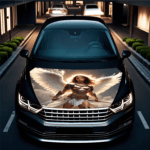 Folie Capota Auto "Hood Art" rezistenta la exterior, marime S (150 x 110cm) - Cod: AVX-CAPOTA-003S - imagine 3