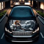 Folie Capota Auto "Hood Art" rezistenta la exterior, marime S (150 x 110cm) - Cod: AVX-CAPOTA-014S - imagine 3