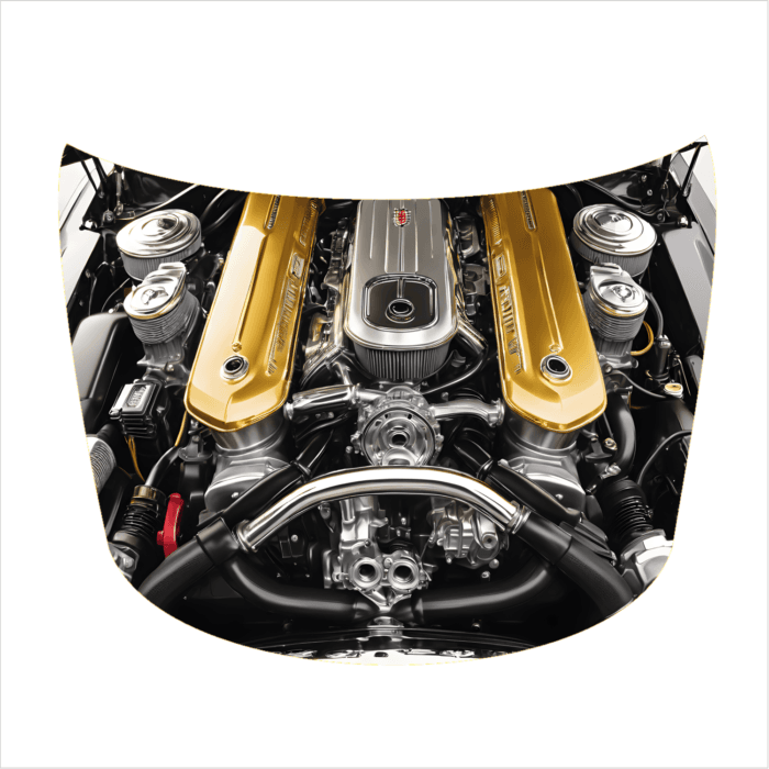 Folie Capota Auto "Hood Art" rezistenta la exterior, marime S (150 x 110cm) - Cod: AVX-CAPOTA-018S - imagine 4