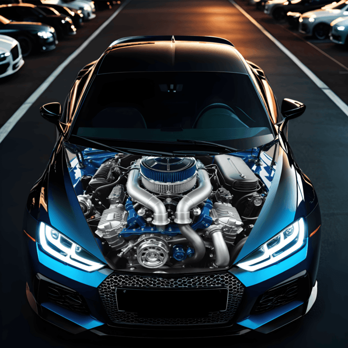 Folie Capota Auto "Hood Art" rezistenta la exterior, marime S (150 x 110cm) - Cod: AVX-CAPOTA-019S - imagine 1