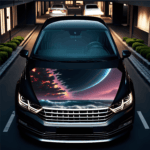 Folie Capota Auto "Hood Art" rezistenta la exterior, marime S (150 x 110cm) - Cod: AVX-CAPOTA-023S - imagine 3