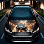 Folie Capota Auto "Hood Art" rezistenta la exterior, marime S (150 x 110cm) - Cod: AVX-CAPOTA-029S - imagine 3