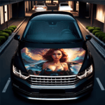 Folie Capota Auto "Hood Art" rezistenta la exterior, marime M (165 x 120cm) - Cod: AVX-CAPOTA-012M - imagine 3