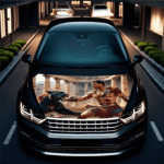 Folie Capota Auto "Hood Art" rezistenta la exterior, marime M (165 x 120cm) - Cod: AVX-CAPOTA-015M - imagine 3