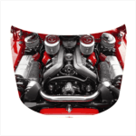 Folie Capota Auto "Hood Art" rezistenta la exterior, marime M (165 x 120cm) - Cod: AVX-CAPOTA-020M - imagine 4