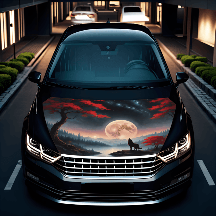 Folie Capota Auto "Hood Art" rezistenta la exterior, marime M (165 x 120cm) - Cod: AVX-CAPOTA-021M - imagine 3
