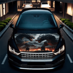 Folie Capota Auto "Hood Art" rezistenta la exterior, marime M (165 x 120cm) - Cod: AVX-CAPOTA-022M - imagine 3