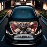 Folie Capota Auto "Hood Art" rezistenta la exterior, marime M (165 x 120cm) - Cod: AVX-CAPOTA-027M - imagine 3