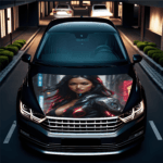 Folie Capota Auto "Hood Art" rezistenta la exterior, marime L (180 x 130cm) - Cod: AVX-CAPOTA-001L - imagine 3