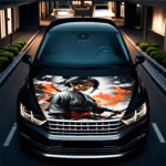 Folie Capota Auto "Hood Art" rezistenta la exterior, marime L (180 x 130cm) - Cod: AVX-CAPOTA-005L - imagine 3