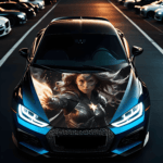 Folie Capota Auto "Hood Art" rezistenta la exterior, marime L (180 x 130cm) - Cod: AVX-CAPOTA-016L