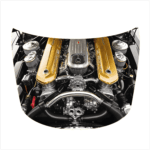 Folie Capota Auto "Hood Art" rezistenta la exterior, marime L (180 x 130cm) - Cod: AVX-CAPOTA-018L - imagine 4