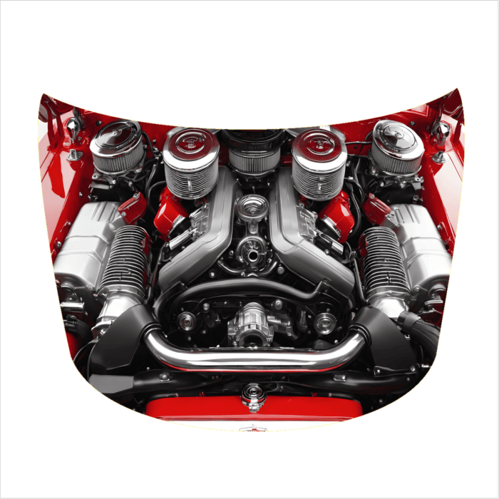 Folie Capota Auto "Hood Art" rezistenta la exterior, marime L (180 x 130cm) - Cod: AVX-CAPOTA-020L - imagine 4