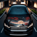 Folie Capota Auto "Hood Art" rezistenta la exterior, marime L (180 x 130cm) - Cod: AVX-CAPOTA-021L - imagine 3