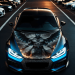 Folie Capota Auto "Hood Art" rezistenta la exterior, marime L (180 x 130cm) - Cod: AVX-CAPOTA-026L