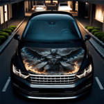 Folie Capota Auto "Hood Art" rezistenta la exterior, marime L (180 x 130cm) - Cod: AVX-CAPOTA-026L - imagine 3