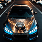 Folie Capota Auto "Hood Art" rezistenta la exterior, marime L (180 x 130cm) - Cod: AVX-CAPOTA-029L