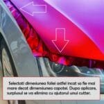 Folie Capota Auto "Hood Art" rezistenta la exterior, marime L (180 x 130cm) - Cod: AVX-CAPOTA-029L - imagine 5
