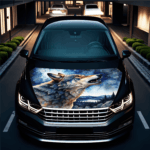 Folie Capota Auto "Hood Art" rezistenta la exterior, marime L (180 x 130cm) - Cod: AVX-CAPOTA-030L - imagine 3