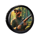 Sticker Auto "Roata de Rezerva" rezistenta la intemperii si raze UV, diametru 55 cm, Cod: AVX-RR20 - imagine 3