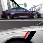 Sticker autoadeziv Tuning, model "Racing Flag", dimensiune 30 x 24 x 17 cm, culoare Negru/Argintiu/Rosu - imagine 3