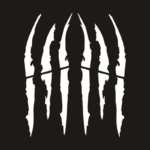 Set 2 stickere autoadezive Tuning, model "Monster Scratches", dimensiune 37 x 9 cm, culoare Alba - imagine 3