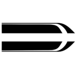 Set 2 stickere autoadezive Tuning, model "Hood Stripes V1", dimensiune 85 x 12 cm, culoare Neagra - imagine 3