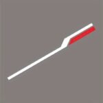 Set sticker autoadeziv Tuning in doua culori, model "Hood Stripes V3", dimensiune 130 x 10 cm, culoare Rosu + Negru - imagine 3