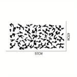 Set 2 stickere autoadezive Tuning in doua culori, model "Paint Stains", dimensiune 97 x 47 cm, culoare Negru + Alb - imagine 6