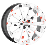 Set 4 Folii Imprimate Outdoor cu EcoSolvent, autoadezive, pentru decorarea jantelor auto, dimetru 60 cm, model FJT-01 - imagine 4