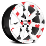 Set 4 Folii Imprimate Outdoor cu EcoSolvent, autoadezive, pentru decorarea jantelor auto, dimetru 60 cm, model FJT-02 - imagine 3