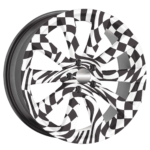 Set 4 Folii Imprimate Outdoor cu EcoSolvent, autoadezive, pentru decorarea jantelor auto, dimetru 60 cm, model FJT-04 - imagine 4