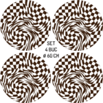 Set 4 Folii Imprimate Outdoor cu EcoSolvent, autoadezive, pentru decorarea jantelor auto, dimetru 60 cm, model FJT-04 - imagine 5