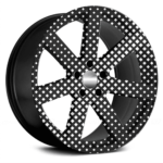 Set 4 Folii Imprimate Outdoor cu EcoSolvent, autoadezive, pentru decorarea jantelor auto, dimetru 60 cm, model FJT-05 - imagine 4