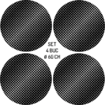 Set 4 Folii Imprimate Outdoor cu EcoSolvent, autoadezive, pentru decorarea jantelor auto, dimetru 60 cm, model FJT-05 - imagine 5