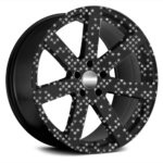 Set 4 Folii Imprimate Outdoor cu EcoSolvent, autoadezive, pentru decorarea jantelor auto, dimetru 60 cm, model FJT-06 - imagine 3