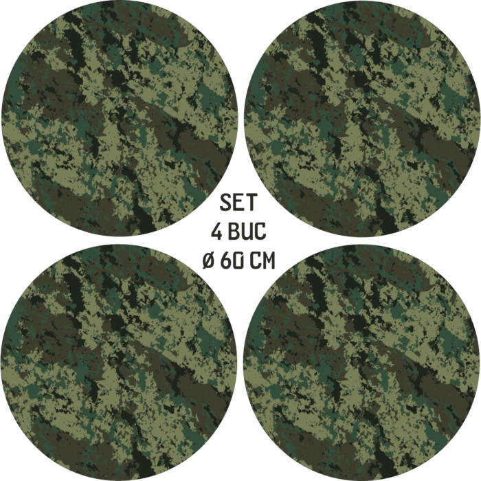 Set 4 Folii Imprimate Outdoor cu EcoSolvent, autoadezive, pentru decorarea jantelor auto, dimetru 60 cm, model FJT-07 - imagine 5