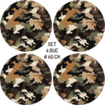 Set 4 Folii Imprimate Outdoor cu EcoSolvent, autoadezive, pentru decorarea jantelor auto, dimetru 60 cm, model FJT-10 - imagine 5