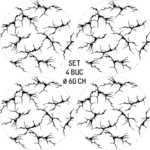 Set 4 Folii Imprimate Outdoor cu EcoSolvent, autoadezive, pentru decorarea jantelor auto, dimetru 60 cm, model FJT-11 - imagine 5