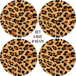 Set 4 Folii Imprimate Outdoor cu EcoSolvent, autoadezive, pentru decorarea jantelor auto, dimetru 60 cm, model FJT-12 - imagine 5