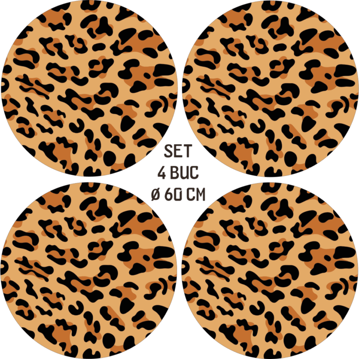 Set 4 Folii Imprimate Outdoor cu EcoSolvent, autoadezive, pentru decorarea jantelor auto, dimetru 60 cm, model FJT-12 - imagine 5
