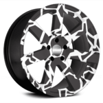 Set 4 Folii Imprimate Outdoor cu EcoSolvent, autoadezive, pentru decorarea jantelor auto, dimetru 60 cm, model FJT-18 - imagine 3