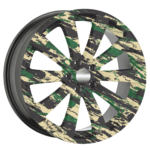 Set 4 Folii Imprimate Outdoor cu EcoSolvent, autoadezive, pentru decorarea jantelor auto, dimetru 60 cm, model FJT-19 - imagine 6