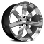 Set 4 Folii Imprimate Outdoor cu EcoSolvent, autoadezive, pentru decorarea jantelor auto, dimetru 60 cm, model FJT-24 - imagine 3