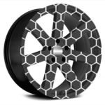 Set 4 Folii Imprimate Outdoor cu EcoSolvent, autoadezive, pentru decorarea jantelor auto, dimetru 60 cm, model FJT-26 - imagine 3