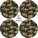 Set 4 Folii Imprimate Outdoor cu EcoSolvent, autoadezive, pentru decorarea jantelor auto, dimetru 60 cm, model FJT-27 - imagine 5