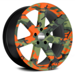 Set 4 Folii Imprimate Outdoor cu EcoSolvent, autoadezive, pentru decorarea jantelor auto, dimetru 60 cm, model FJT-29 - imagine 4