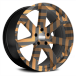 Set 4 Folii Imprimate Outdoor cu EcoSolvent, autoadezive, pentru decorarea jantelor auto, dimetru 60 cm, model FJT-30 - imagine 3