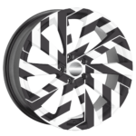 Set 4 Folii Imprimate Outdoor cu EcoSolvent, autoadezive, pentru decorarea jantelor auto, dimetru 60 cm, model FJT-37 - imagine 4